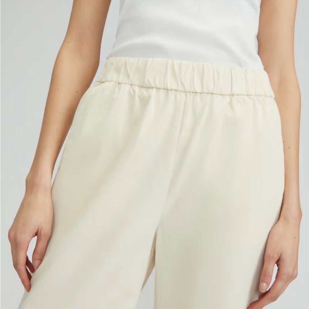 NEW NWT Everlane The Easy pants bone beige color size 2 - Picture 5 of 6